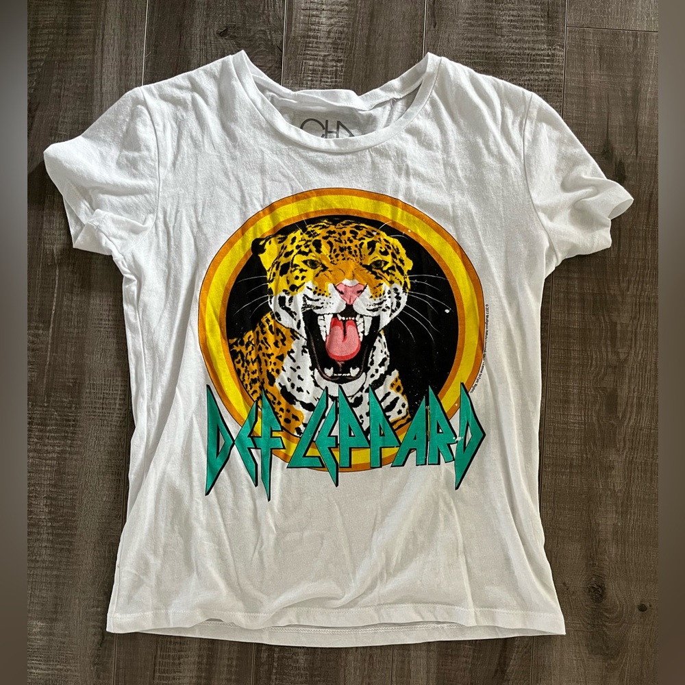 Def Leppard Graphic Rock Tee vintage